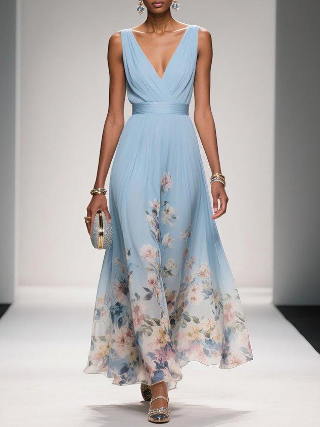 The Hills Nashville Isabella Women's Floral Print Wedding Guest Dress
