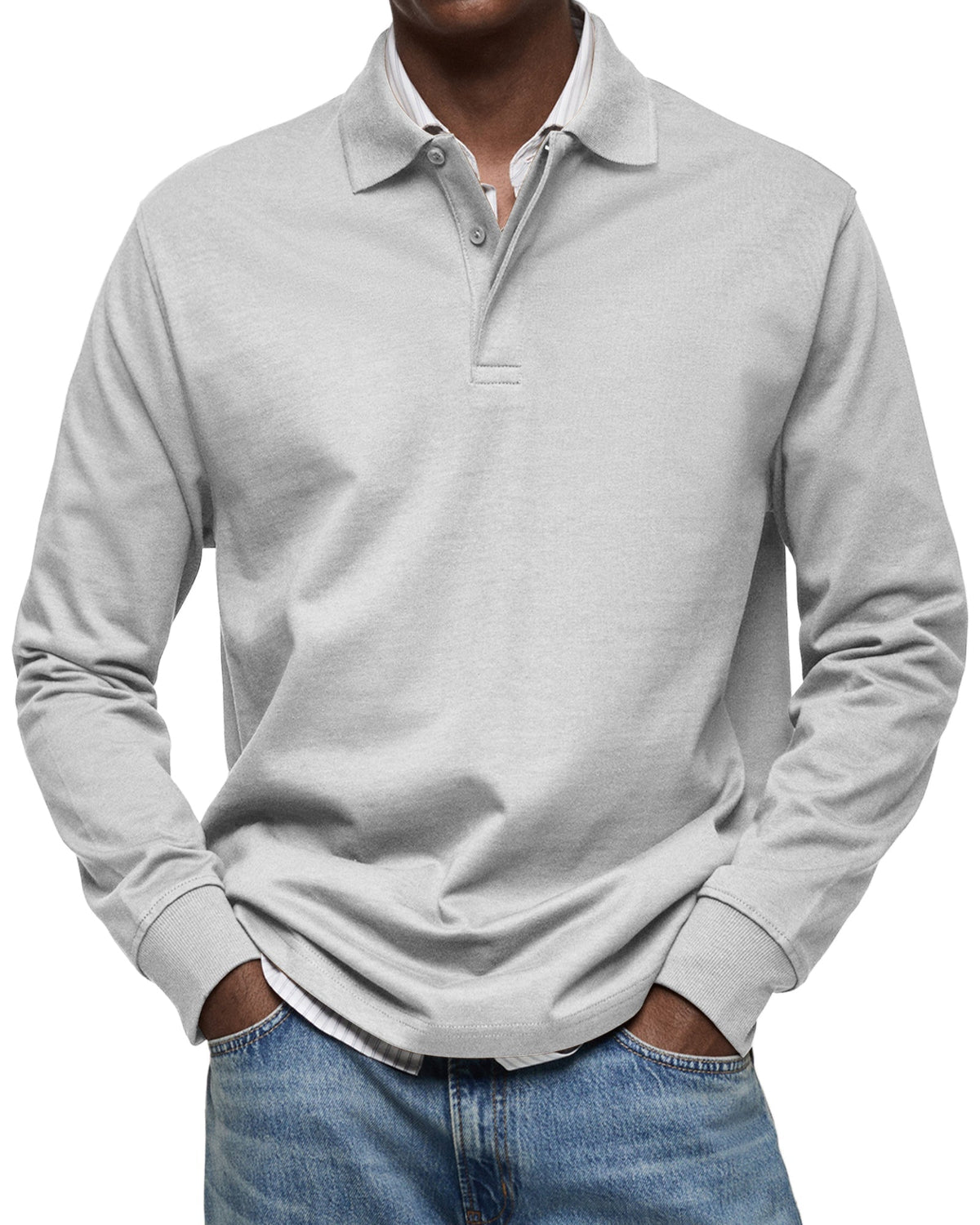 Clarkson New York Wilson Long Sleeve Polo Shirt