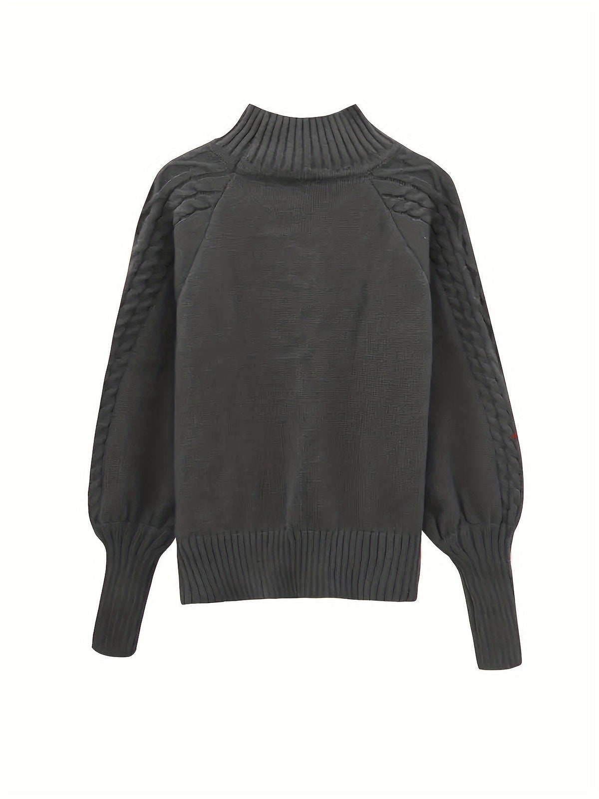 Haven Beck Women's Viviana Chunky Cable Mock Neck Sweater