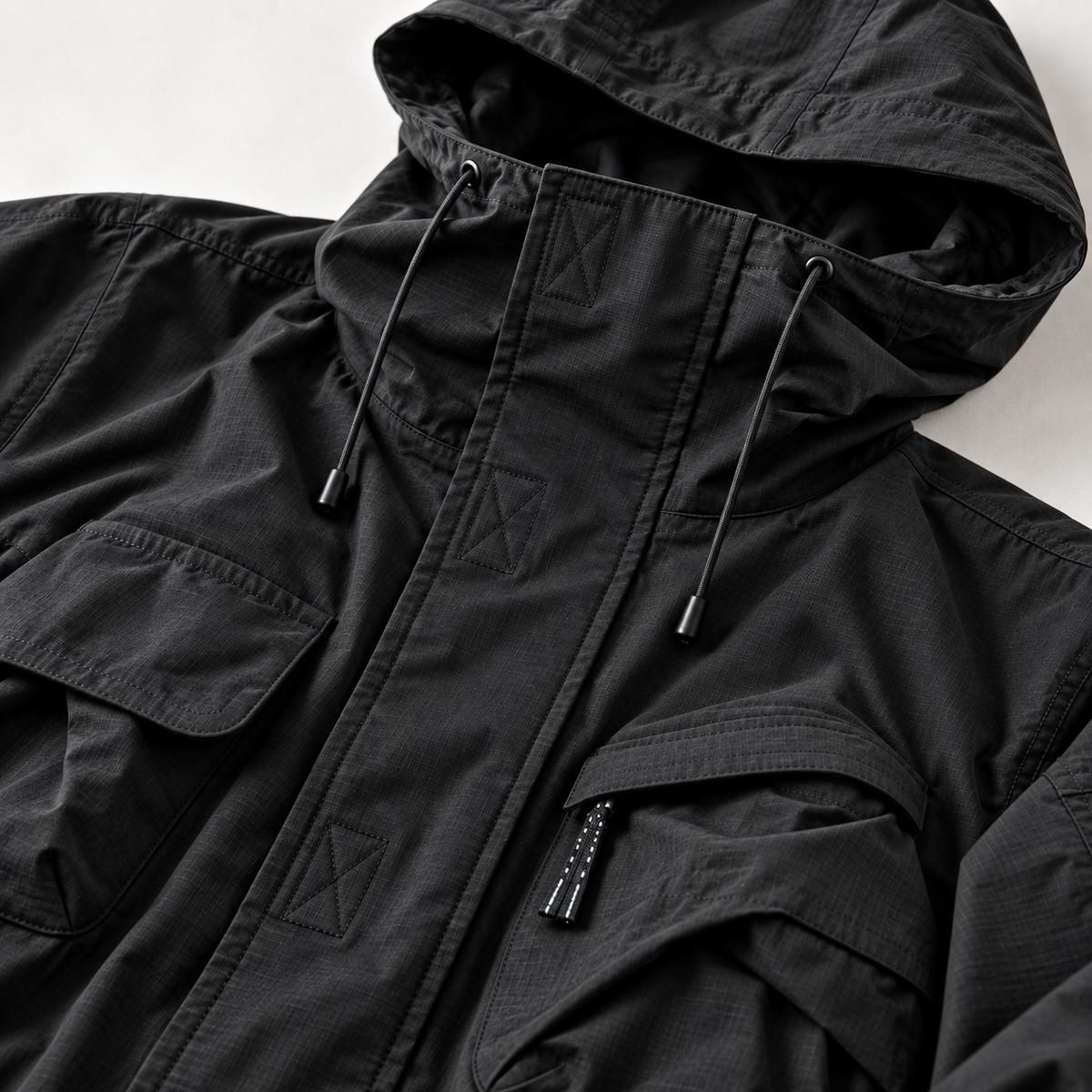 Unisex Pascal Utility Jacket Hooded Cargo