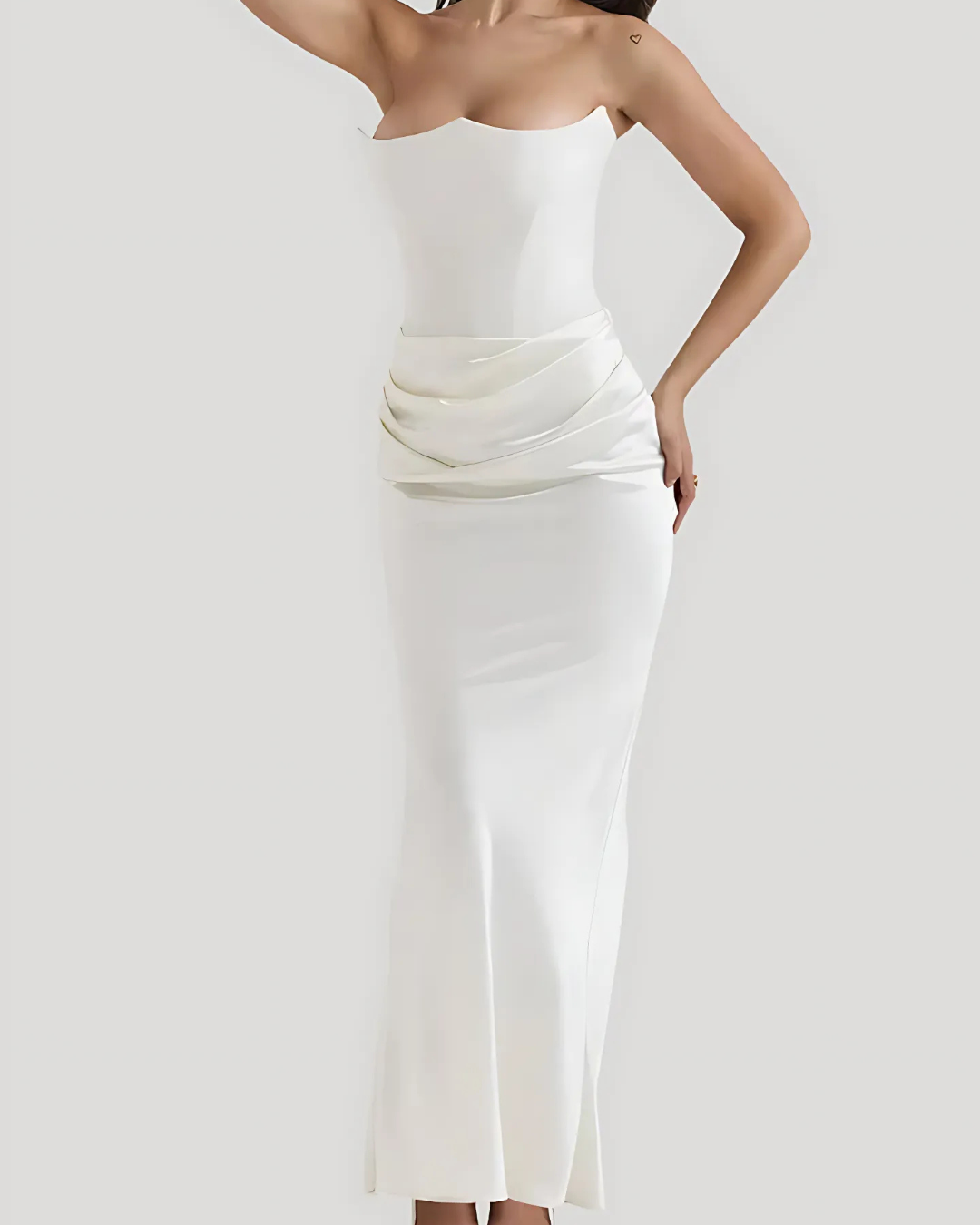 The Hills Nashville Claire Women's Strapless Draped Maxi Dress