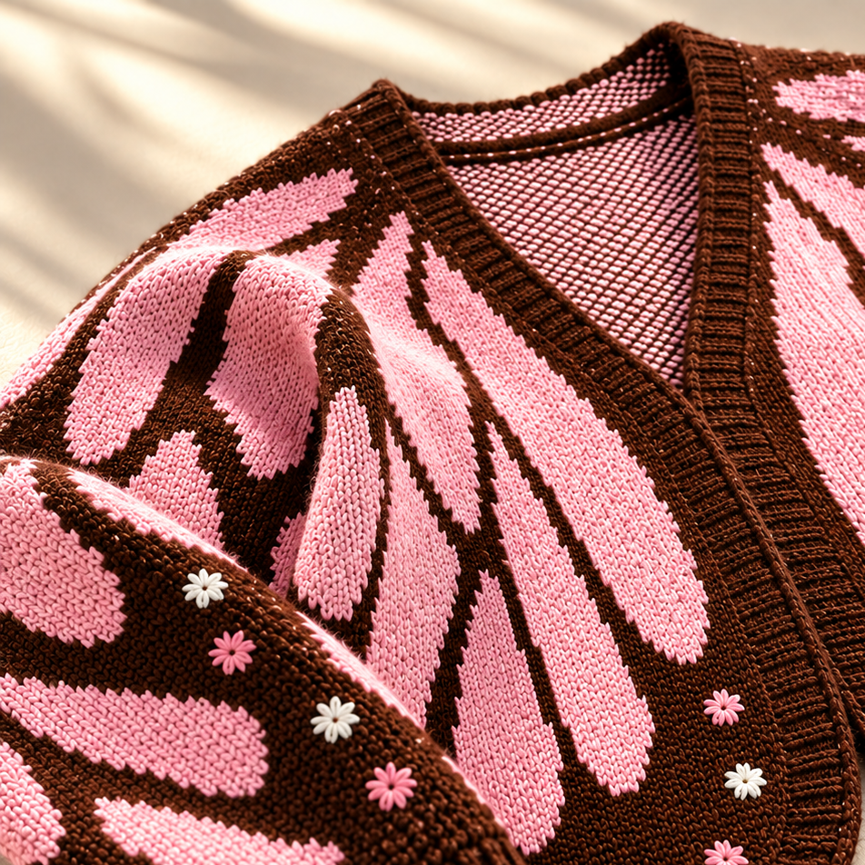 Unisex Vanessa Butterfly Cardigan Batwing Knit