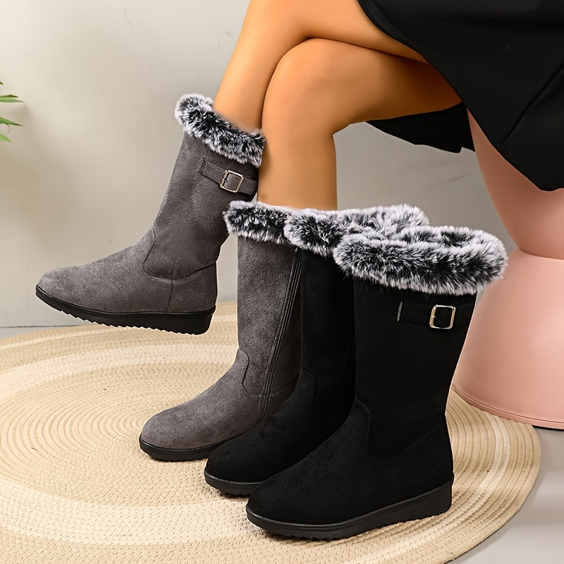 Women's Katherine Cozy Fur-Trimmed Winter Boots