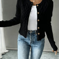 Harper & Wells Women's Eleanora Cable-Knit Button-Front Cardigan