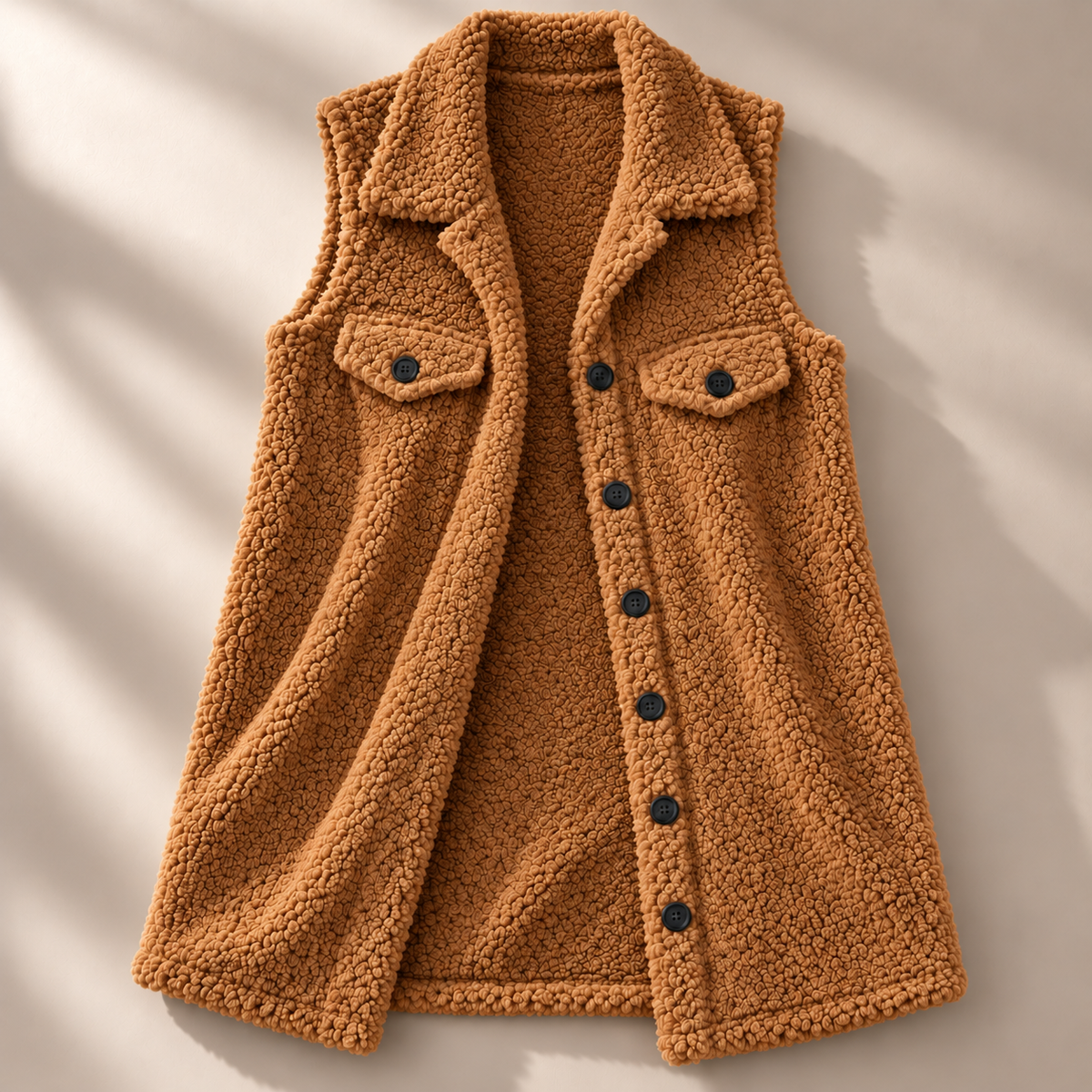 Unisex Frances Teddy Vest Fleece