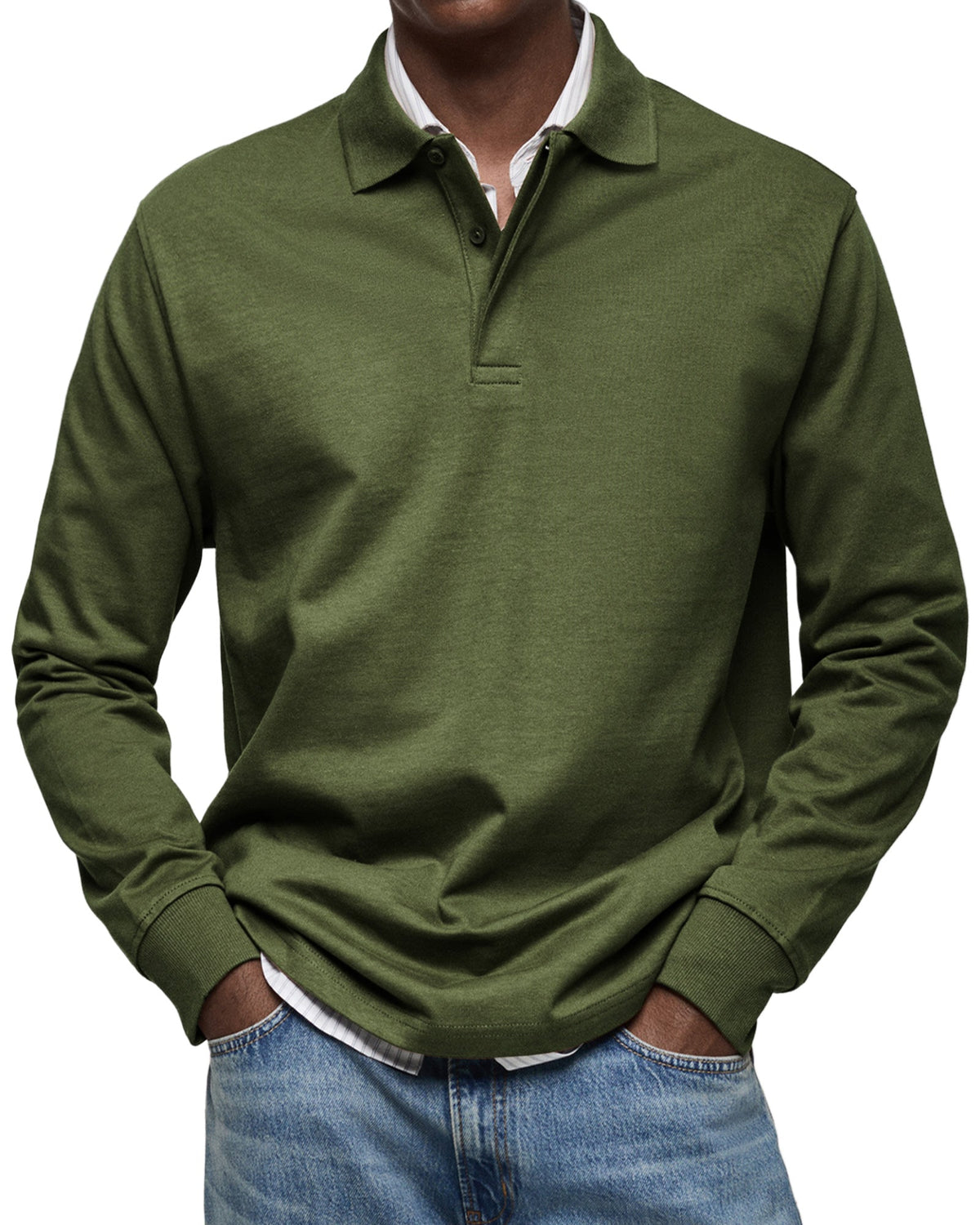 Clarkson New York Wilson Long Sleeve Polo Shirt