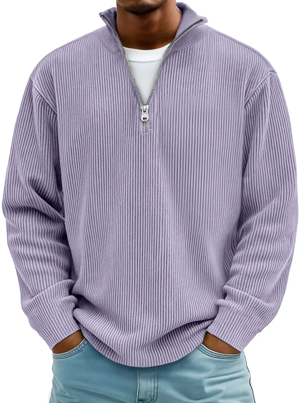 Clarkson New York Calixto Men's Half-Zip Pullover Sweater