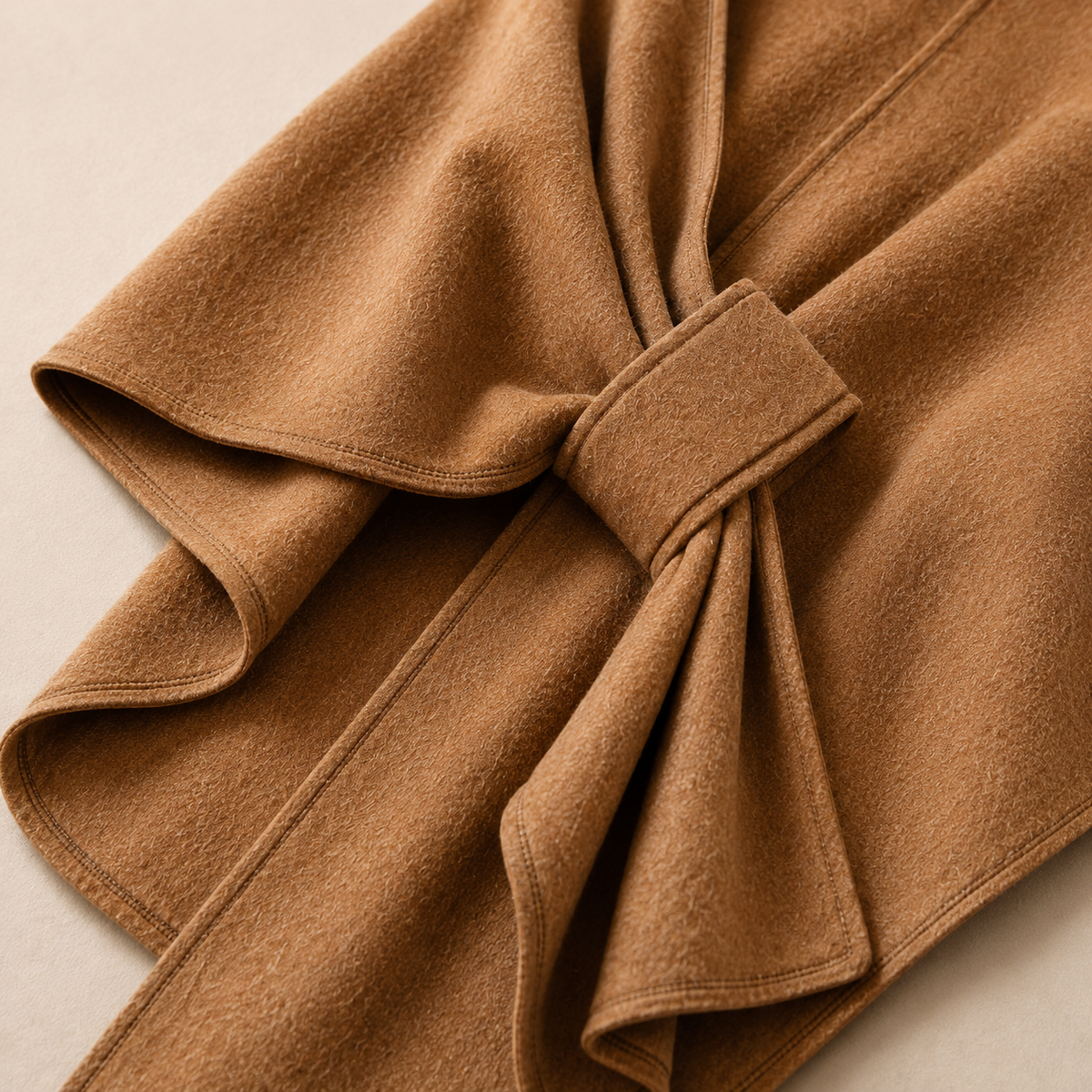Unisex Willow Shawl Wrap Slot Closure Knit