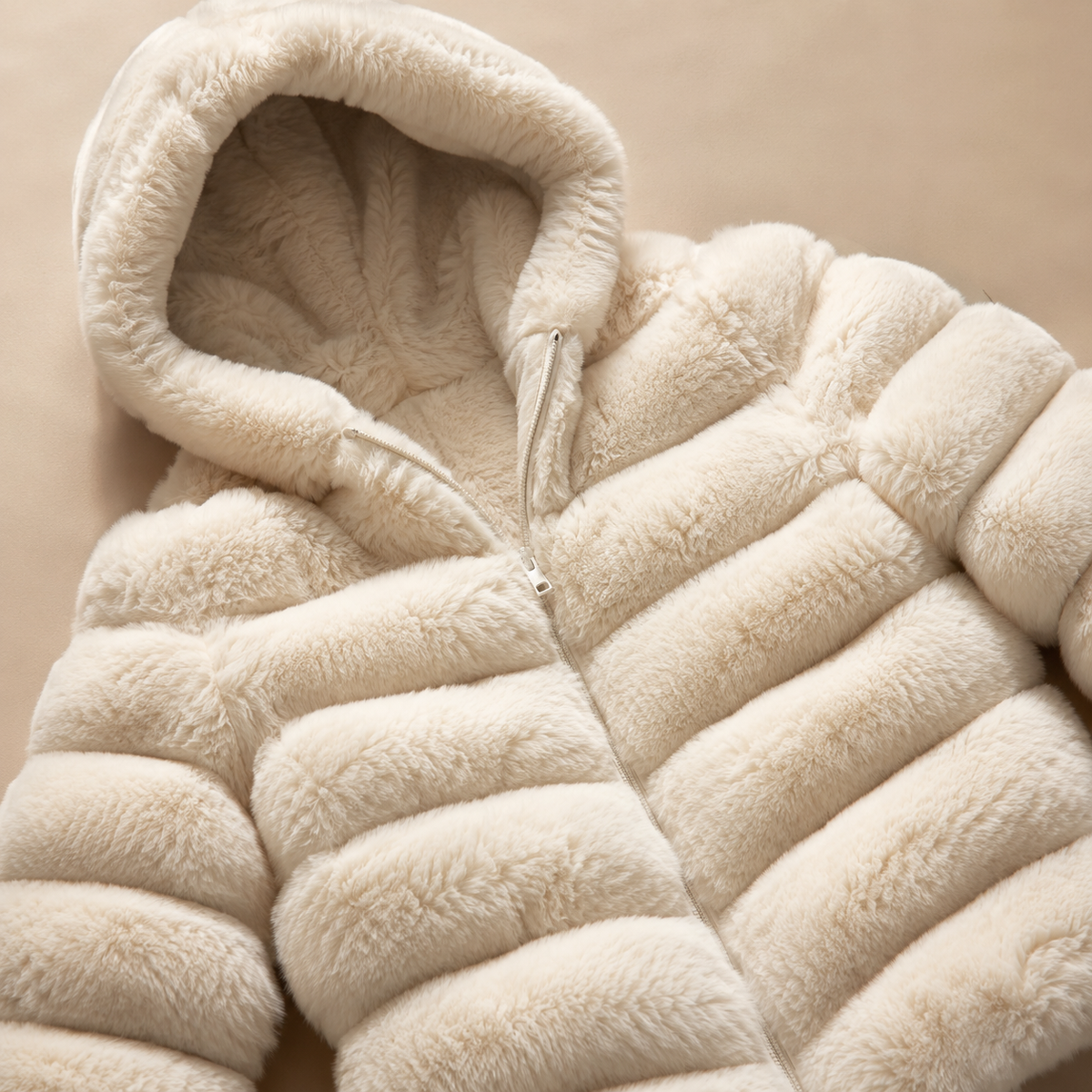 Unisex Sutton Chalet Jacket Hooded Faux Fur