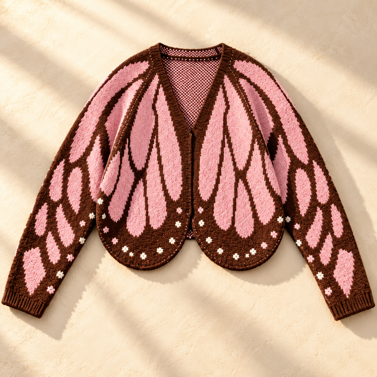 Unisex Vanessa Butterfly Cardigan Batwing Knit