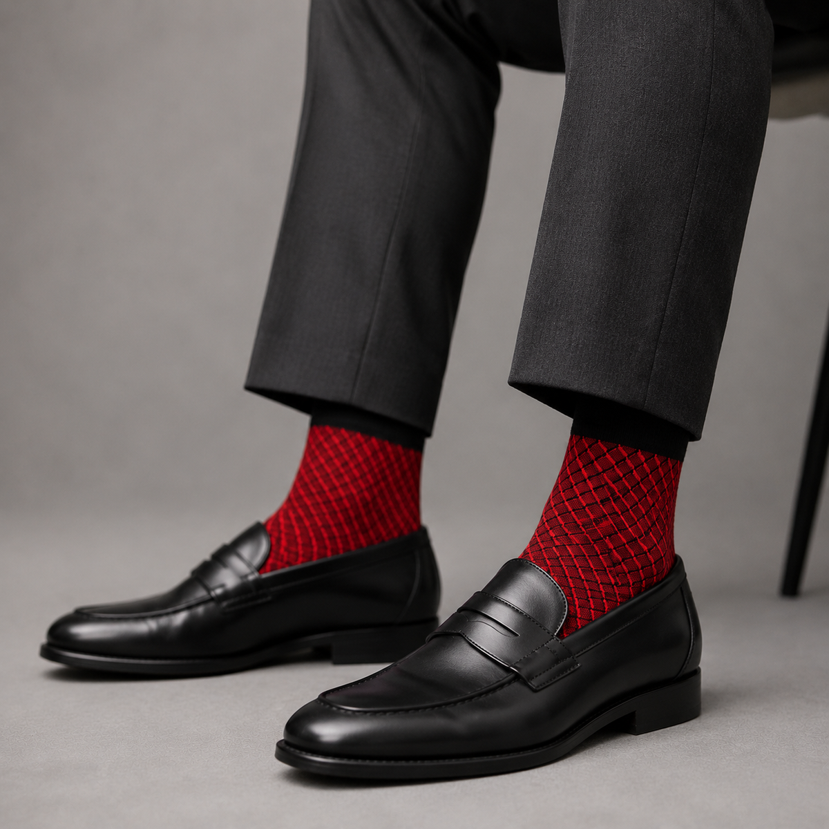 Men's Langley Cotton Diamond Pattern Socks