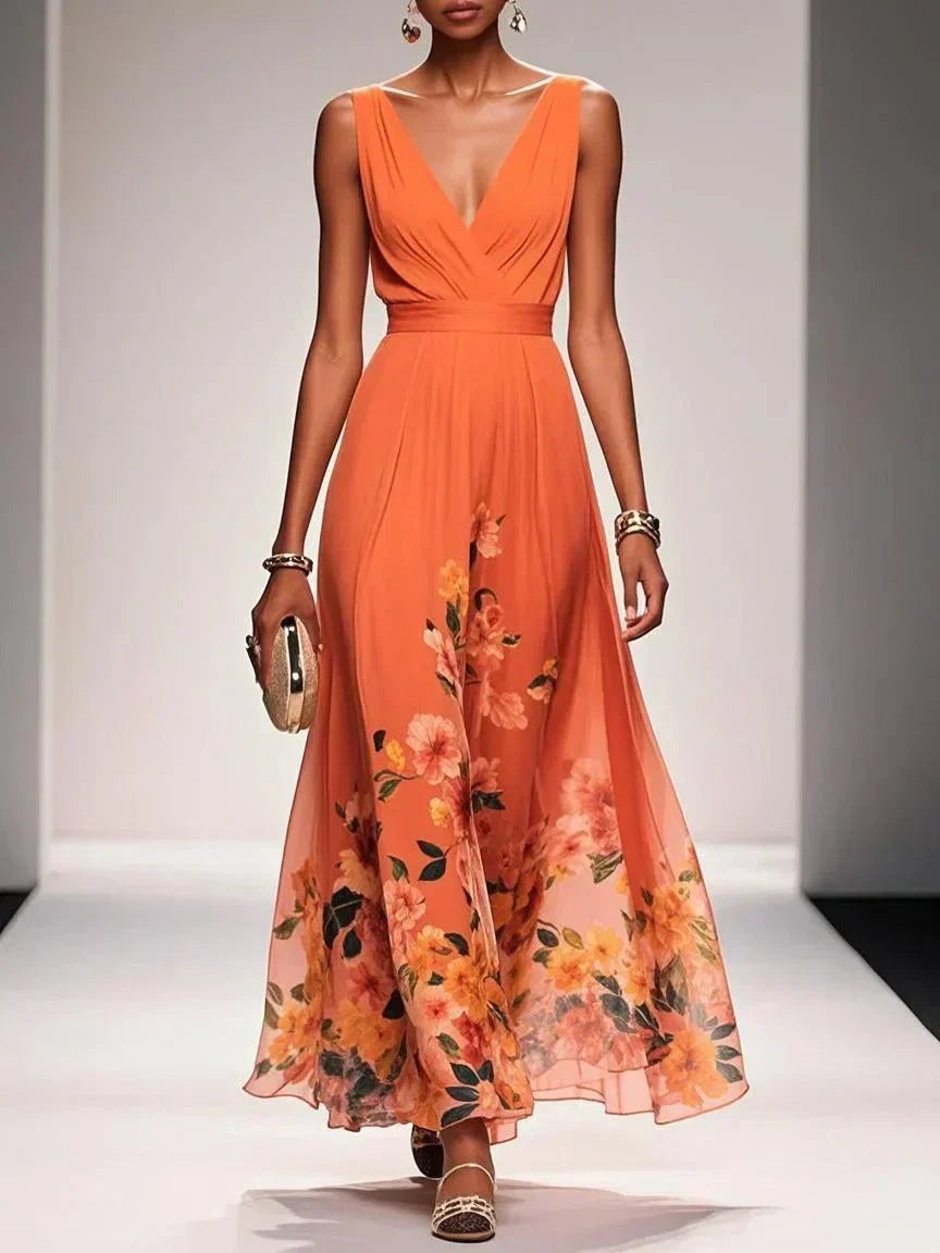 The Hills Nashville Isabella Women's Floral Print Wedding Guest Dress