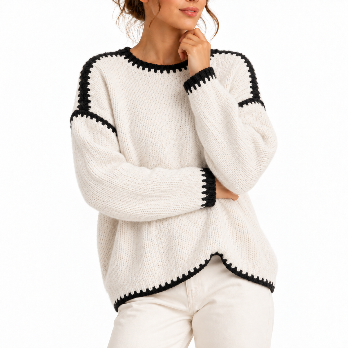Women's Oversized Chunky Knit Sweater