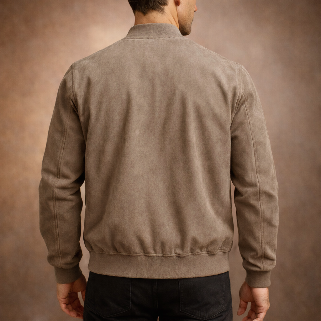 Men's Harrison Suede Bomber Jacket