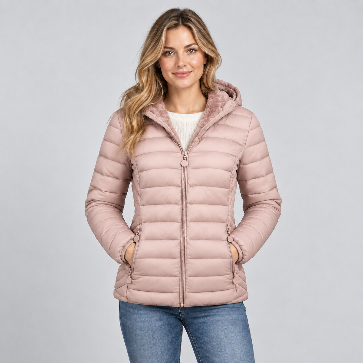 Women's Cecile Channel Quilted Puffer Jacket
