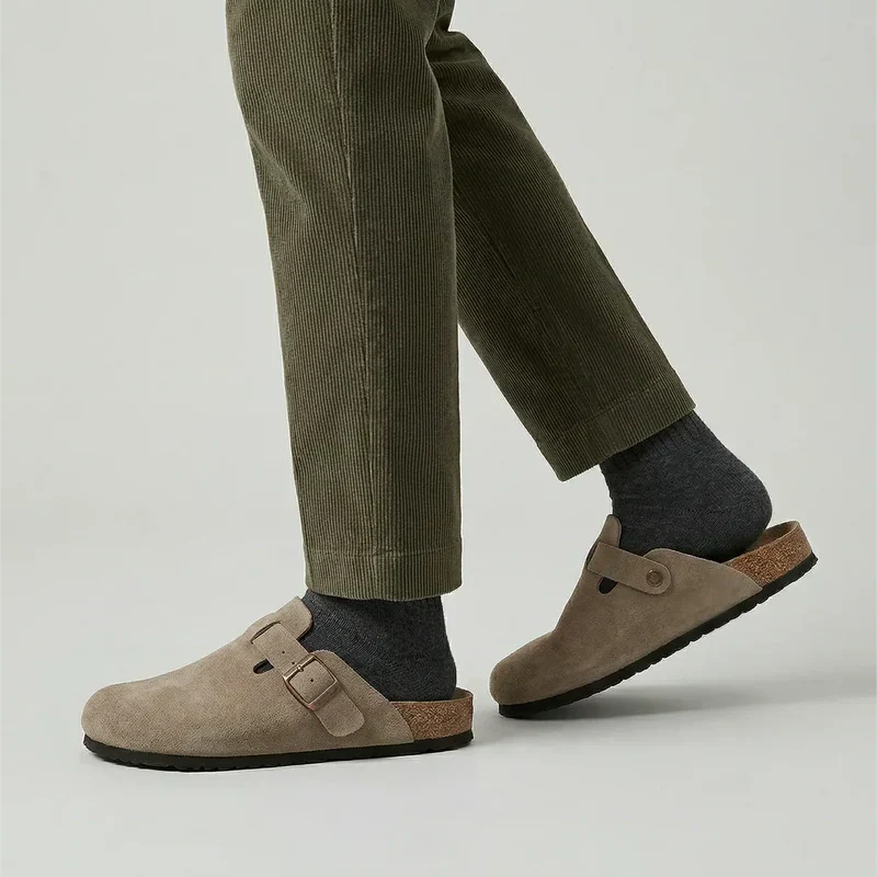 Women's Rowan Adjustable Buckle Suede Clogs