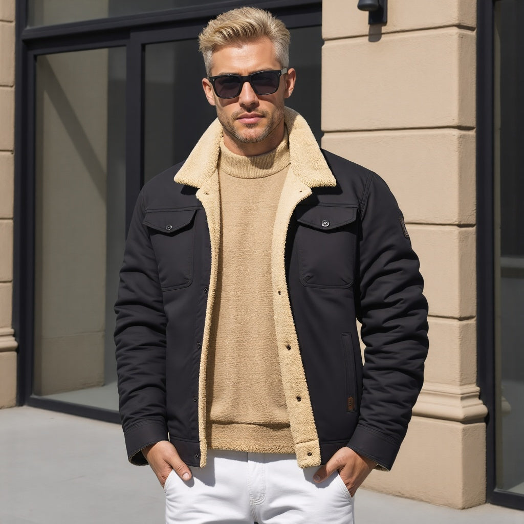 Men's Quilted Lined Utility Jacket