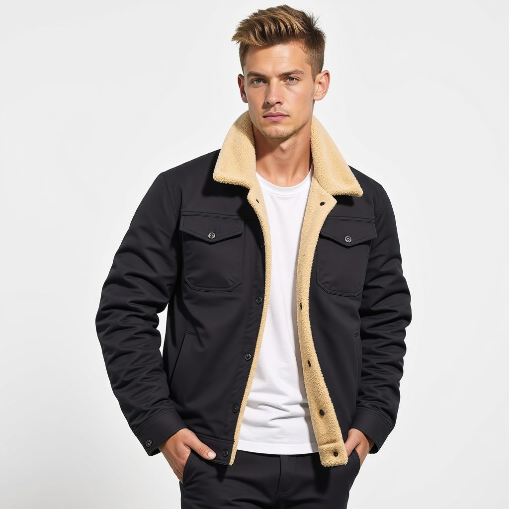 Men's Quilted Lined Utility Jacket