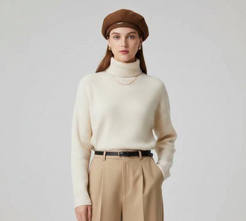 Women’s Faux Leather Beret Hat – Classic French Style with Structured Fit