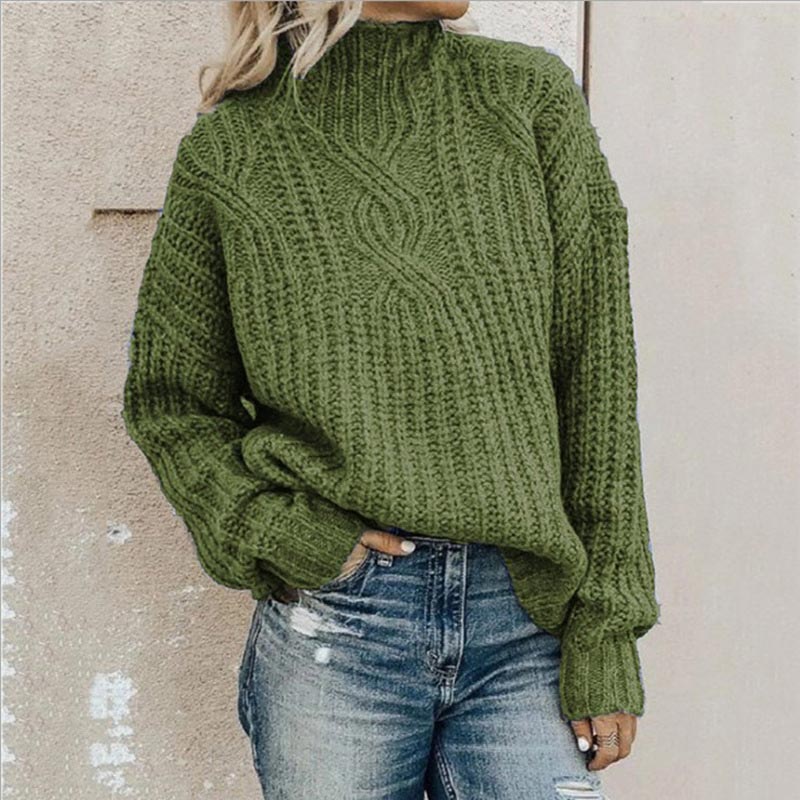 Sarah & Oliver Anna Elegant Cable-Knit Sweater for Women