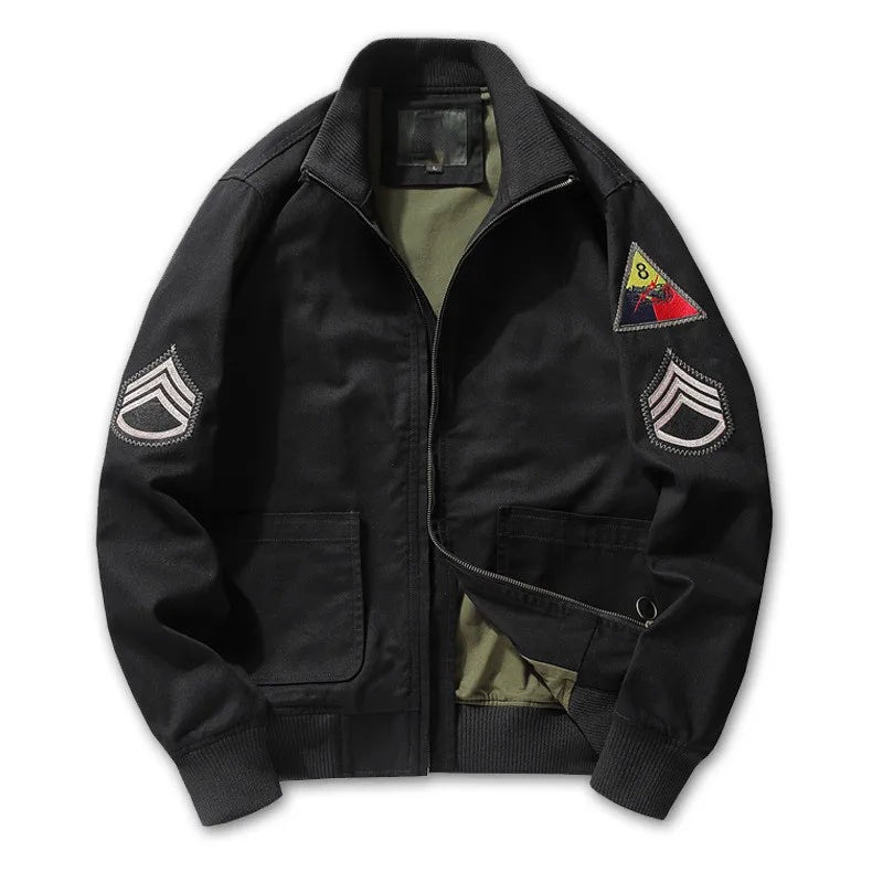 Haven Beck Men's Winslow Military Inspired Bomber Jacket