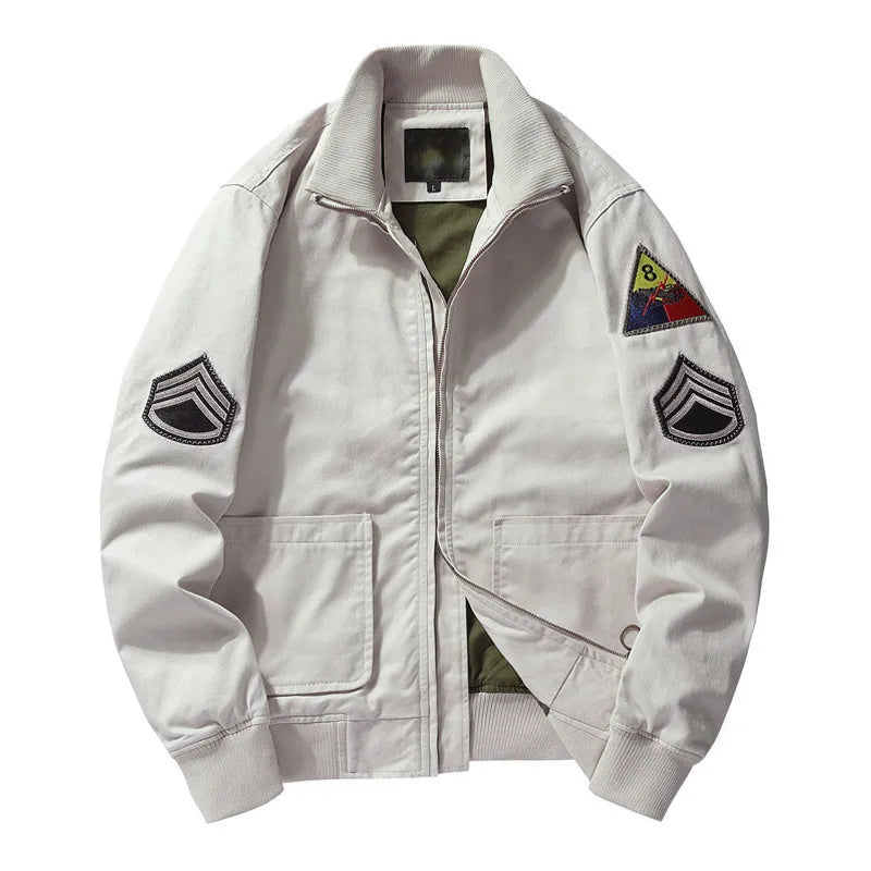 Haven Beck Men's Winslow Military Inspired Bomber Jacket