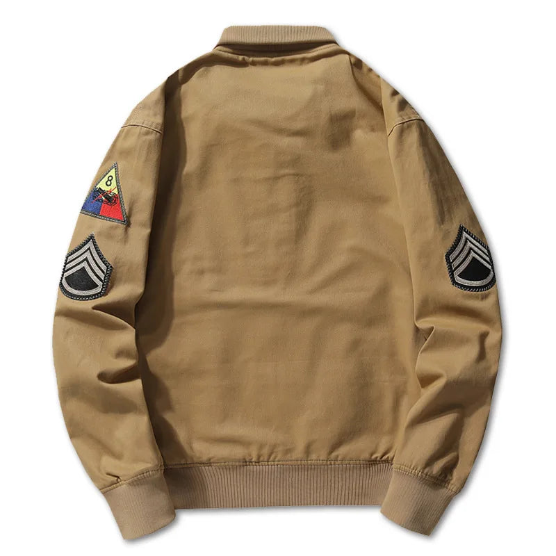 Haven Beck Men's Winslow Military Inspired Bomber Jacket