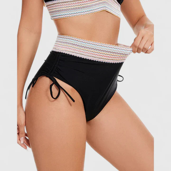 Jayzelliah Elegant High-Waisted Bikini Set with Tummy Control