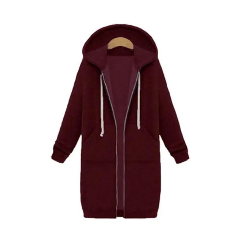 Caliboot Women's Longline Zip Hoodie Cozy Versatile Layering Piece