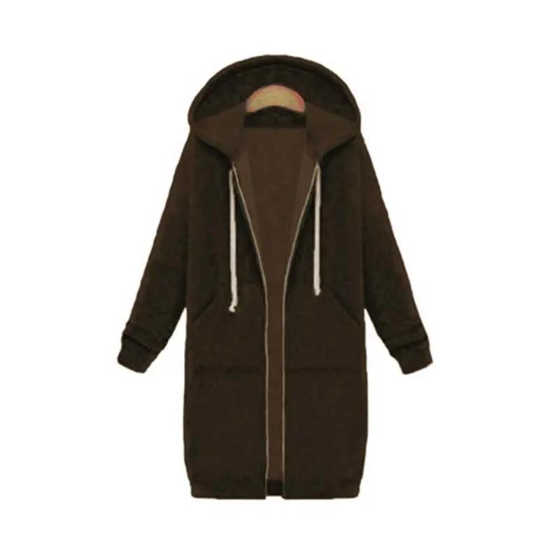 Caliboot Women's Longline Zip Hoodie Cozy Versatile Layering Piece