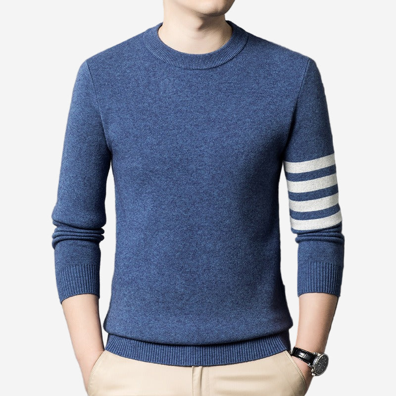 LumiNovi Unisex Gauge Crew Neck Sweater