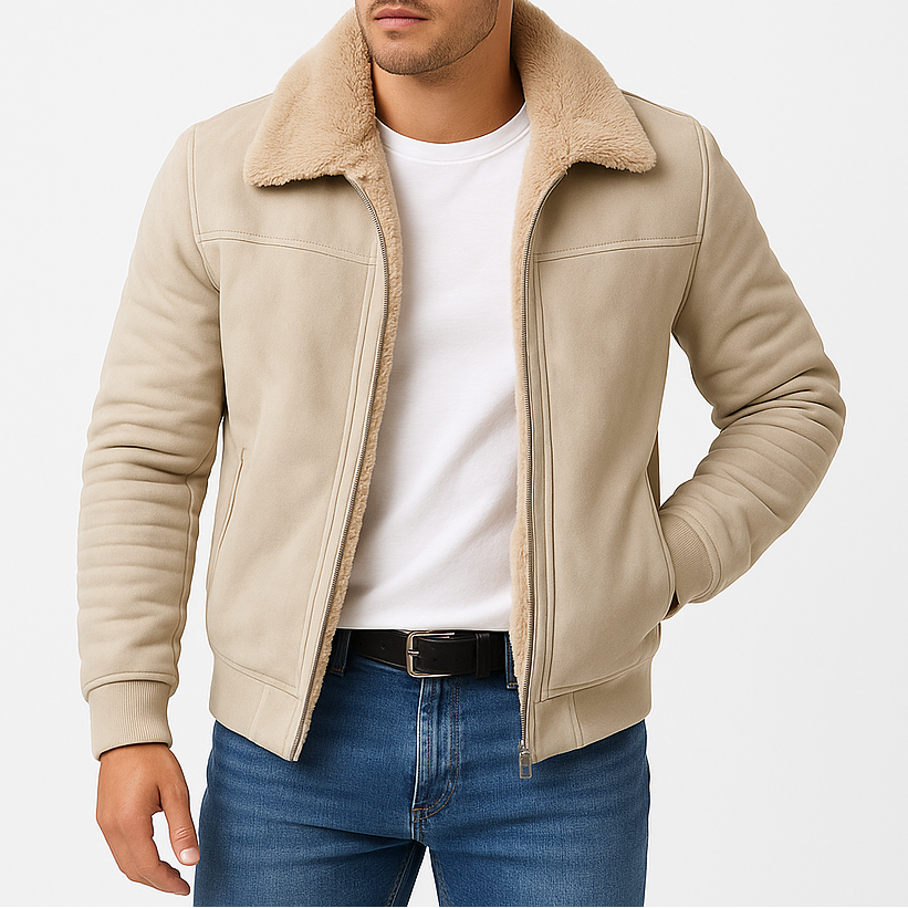 Haven Beck Men's Urban Shearling Winter Jacket