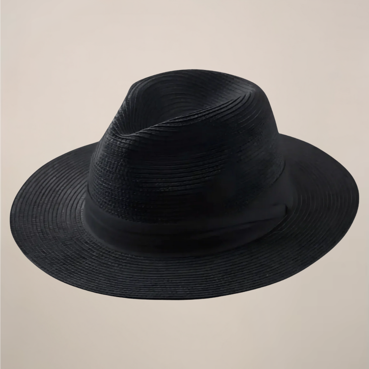 LumiNovi Panama Hat for Men Wide Brim Handwoven Straw