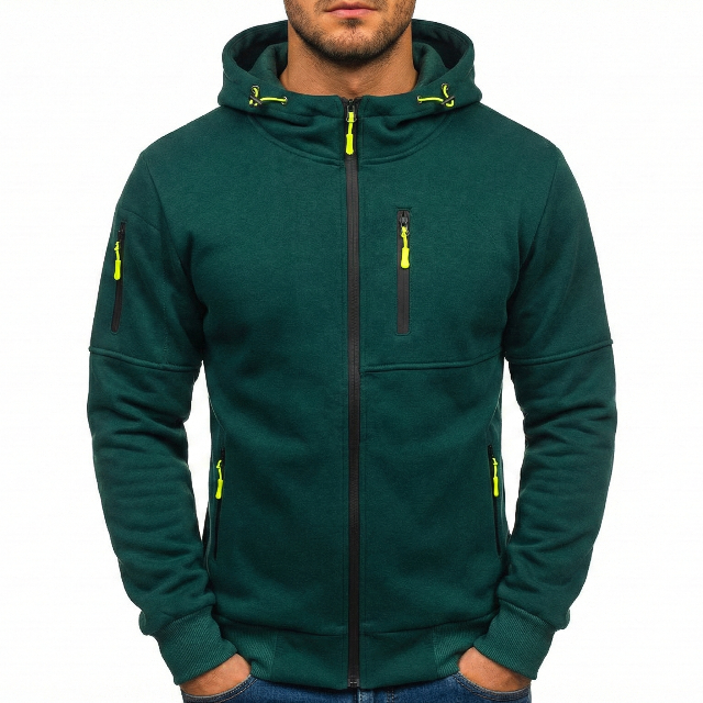Haven Beck Men's Relaxed Fit Zip-Up Hoodie