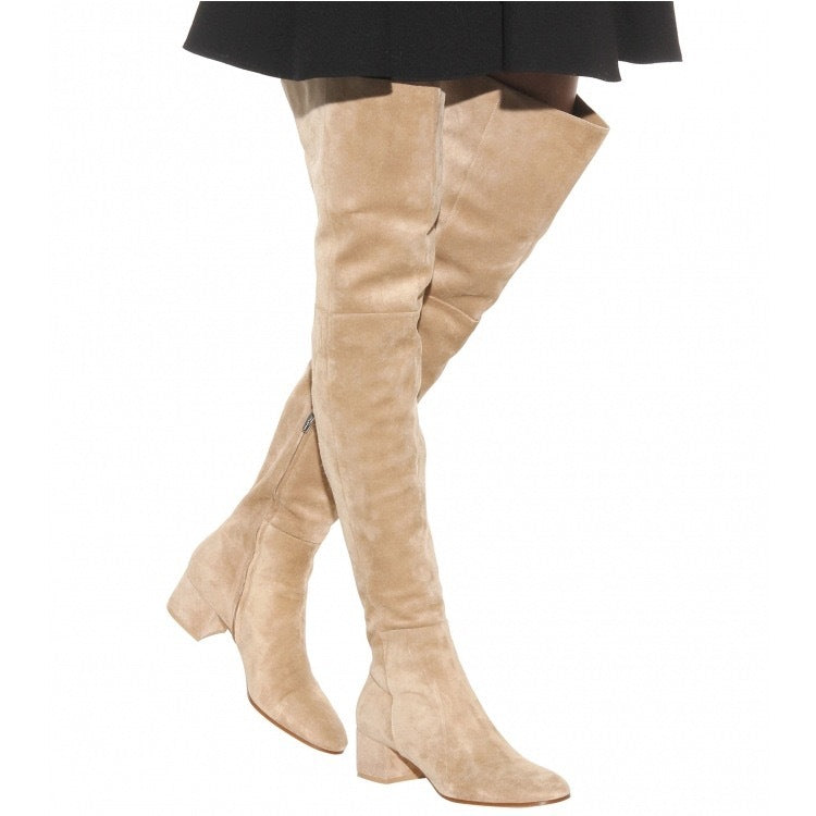 Women's Maryam Over-the-Knee Suede-Look Boots