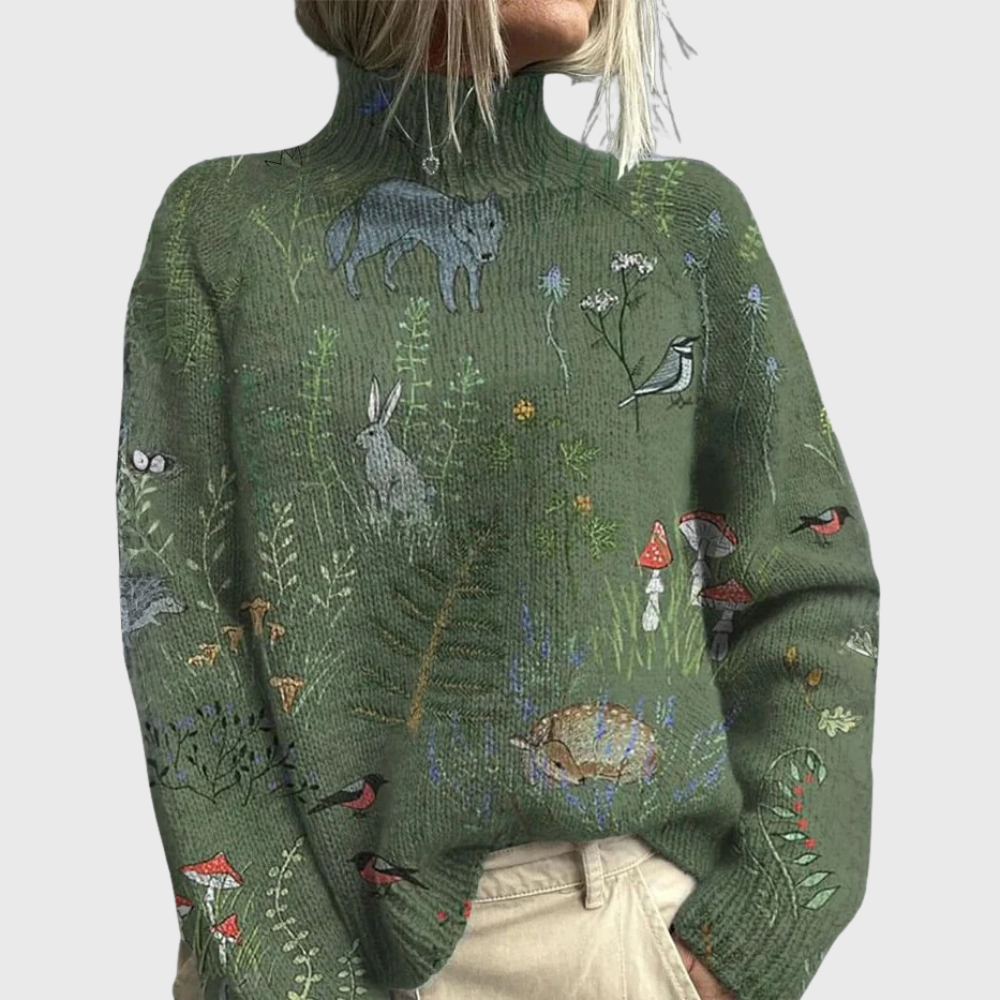Haven Beck Women's Soft Knit Turtleneck Sweater