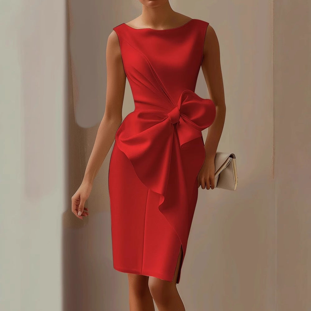 Haven Beck Adelina Elegant Sleeveless Wedding Guest Dress