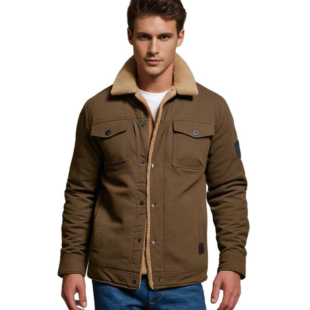 Men's Quilted Lined Utility Jacket