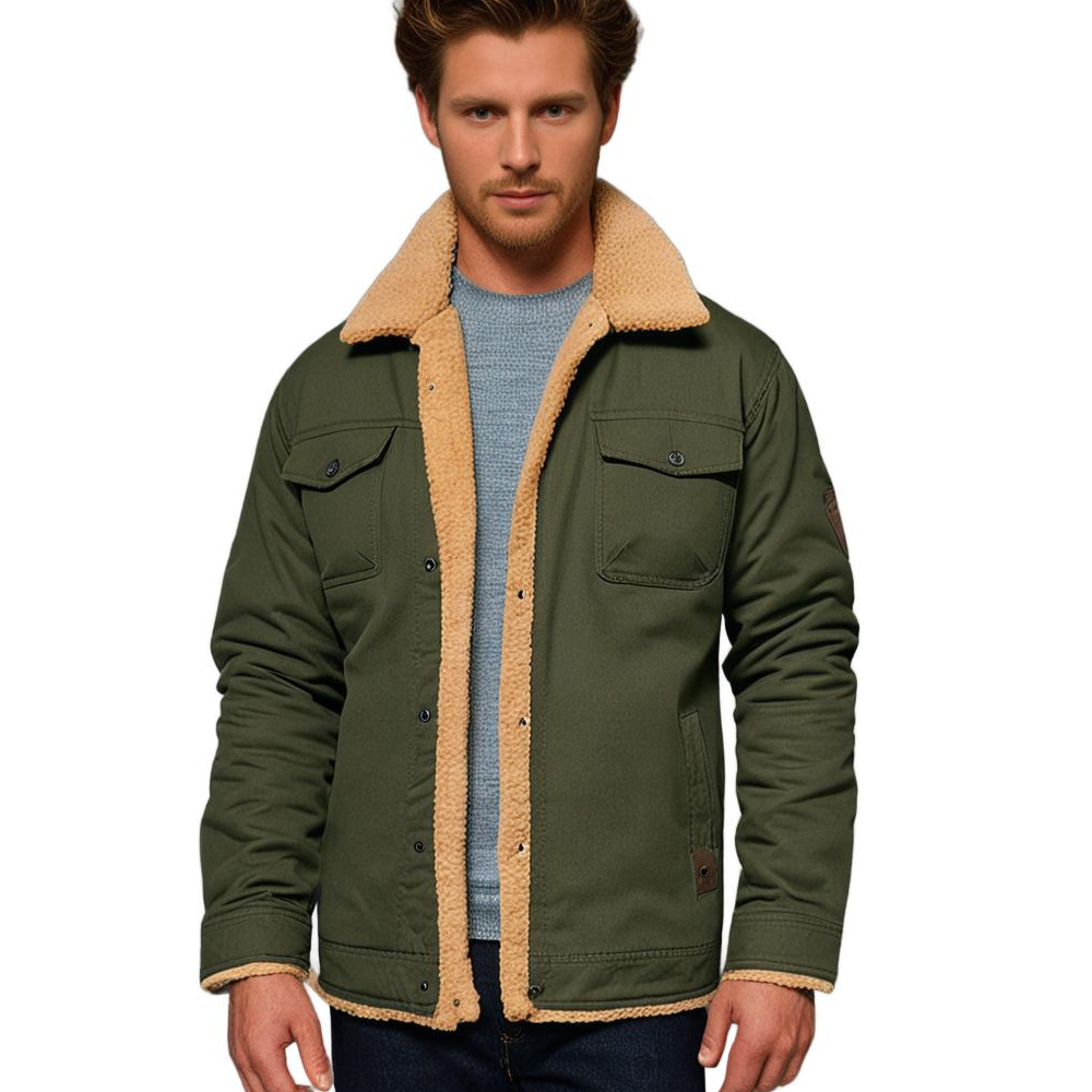Men's Quilted Lined Utility Jacket