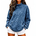 Women's Talora Mock Neck Leopard Pullover
