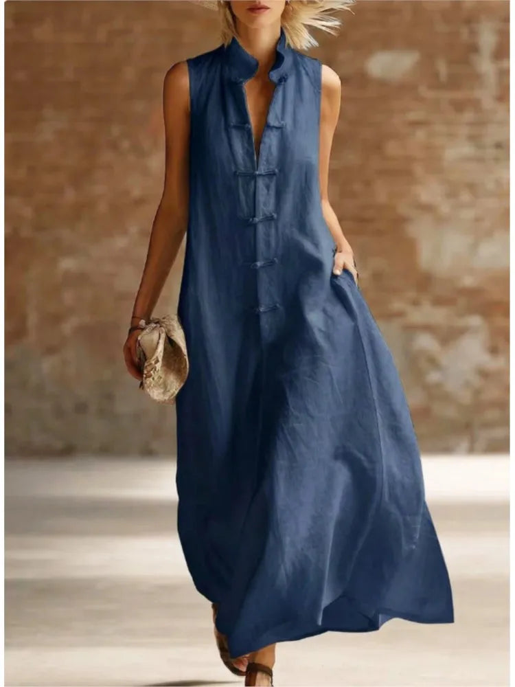 Haven Beck Savrani Lightweight Sleeveless Summer Maxi Dress