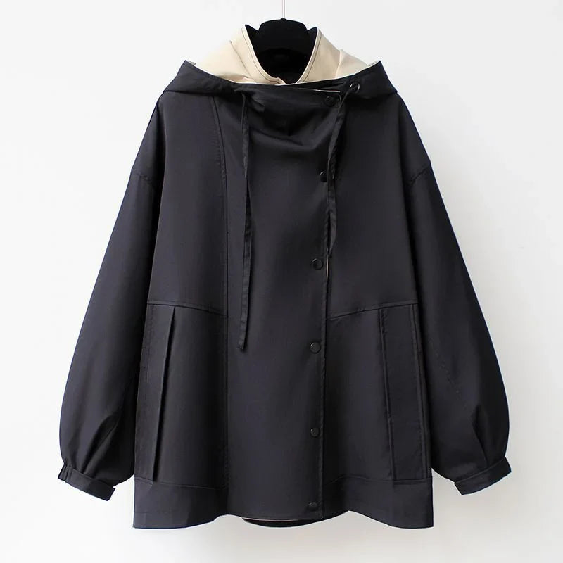Women's Harlow Contrast Collar Trench