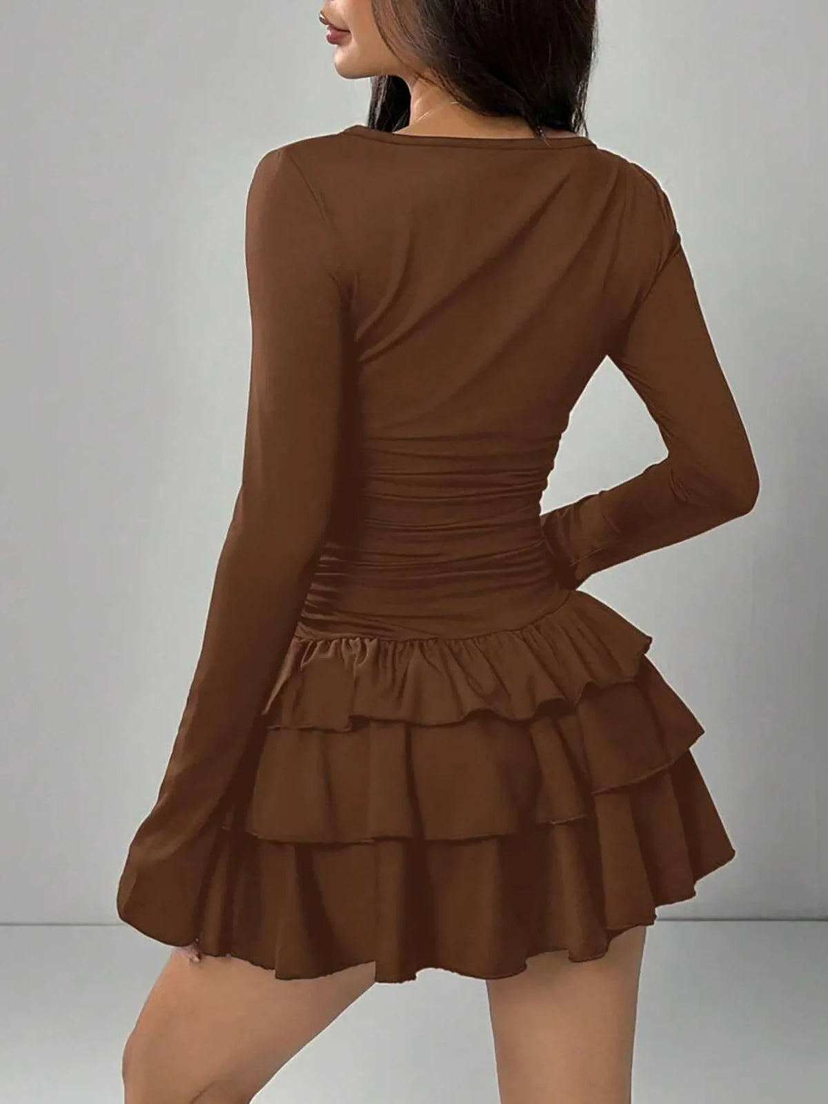 Women's Sabrina Ruched Waist Mini Dress