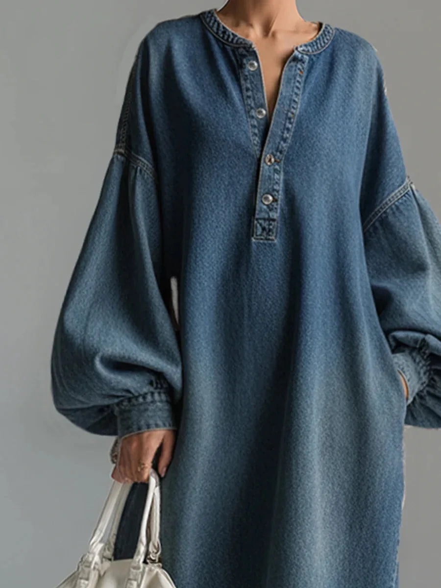 Women's Emmeline Relaxed Denim Maxi Dress