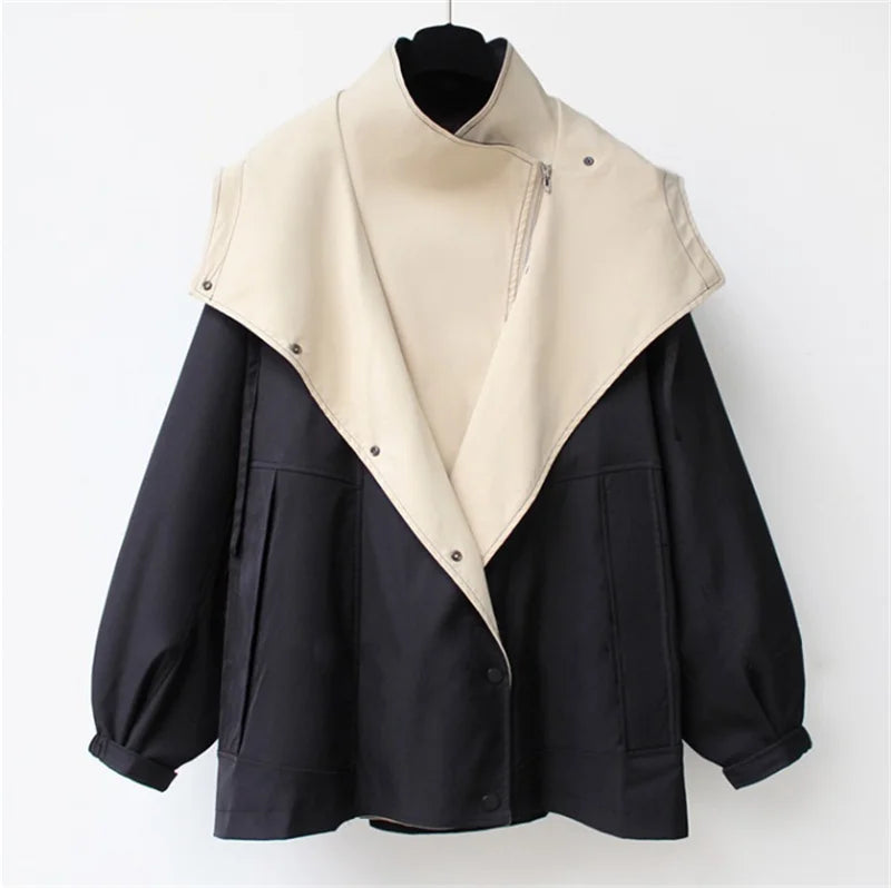 Women's Harlow Contrast Collar Trench