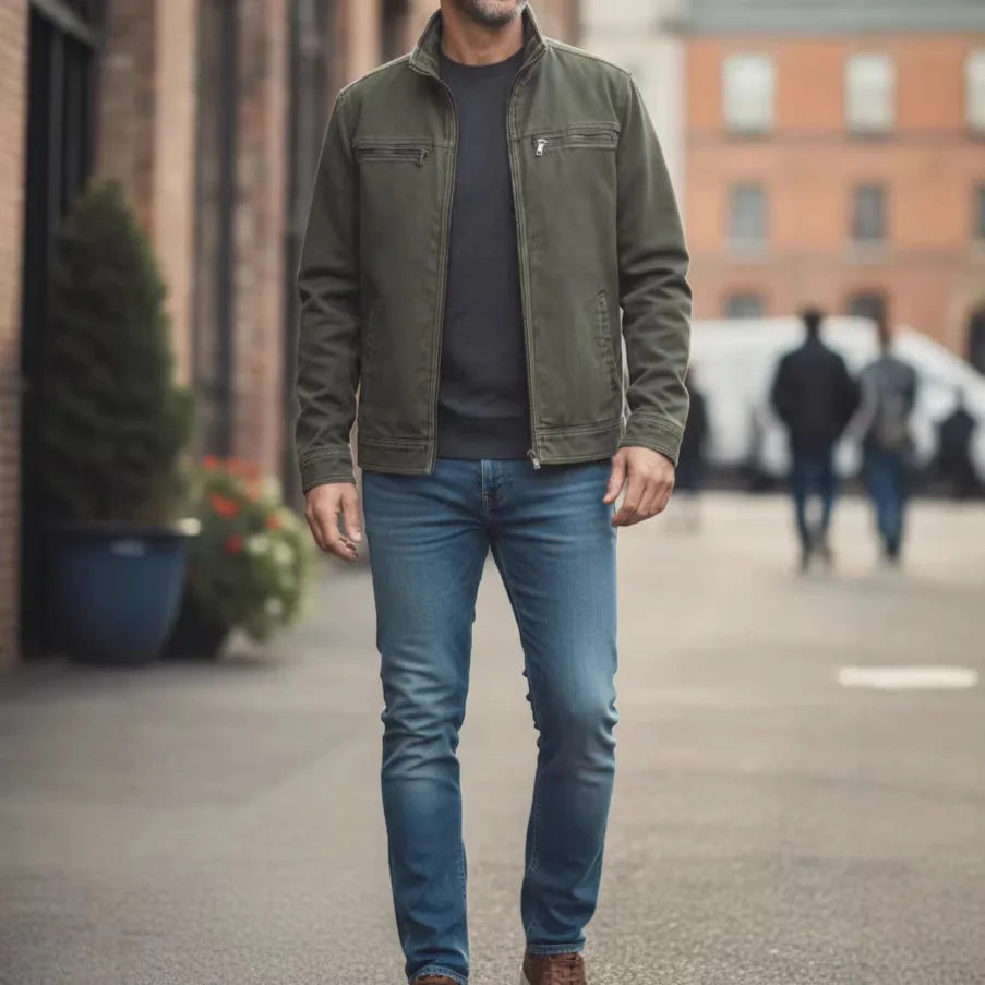 Haven Beck Men's Kieran Stand Collar Jacket