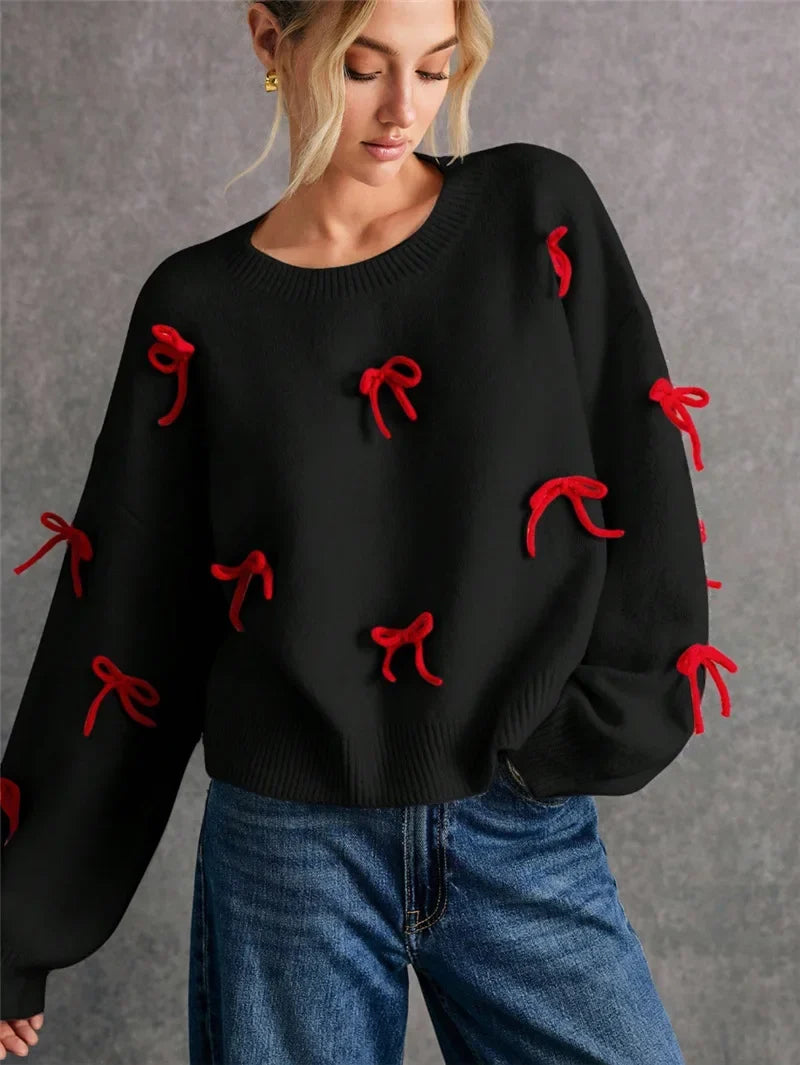 Haven Beck Women's Pippa Bow Detail Sweater