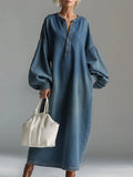 Women's Emmeline Relaxed Denim Maxi Dress