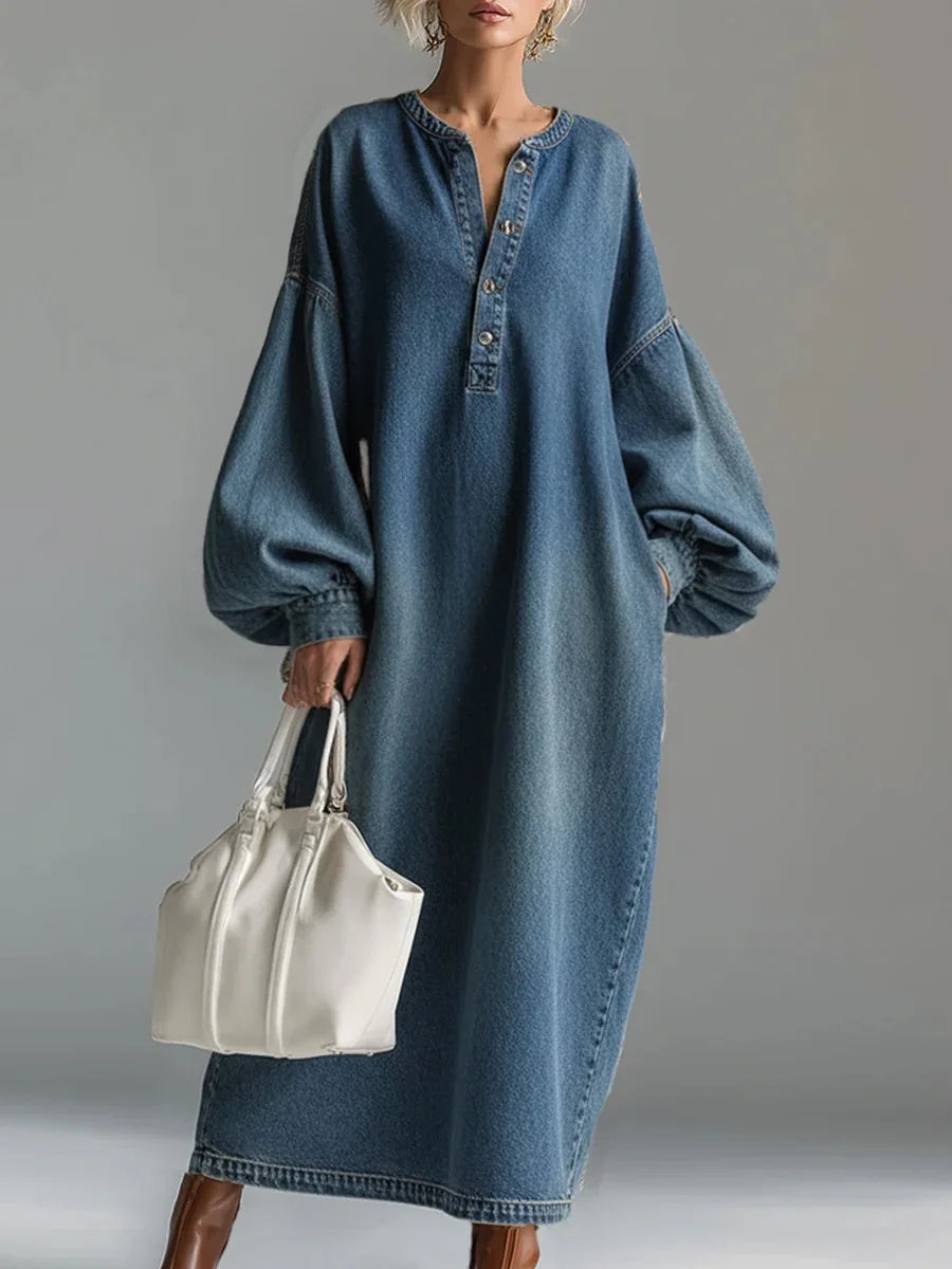 Women's Emmeline Relaxed Denim Maxi Dress