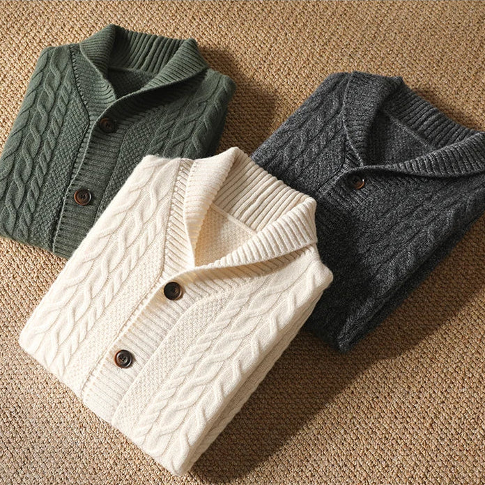 Men's Thatcher Merino Cardigan Knit